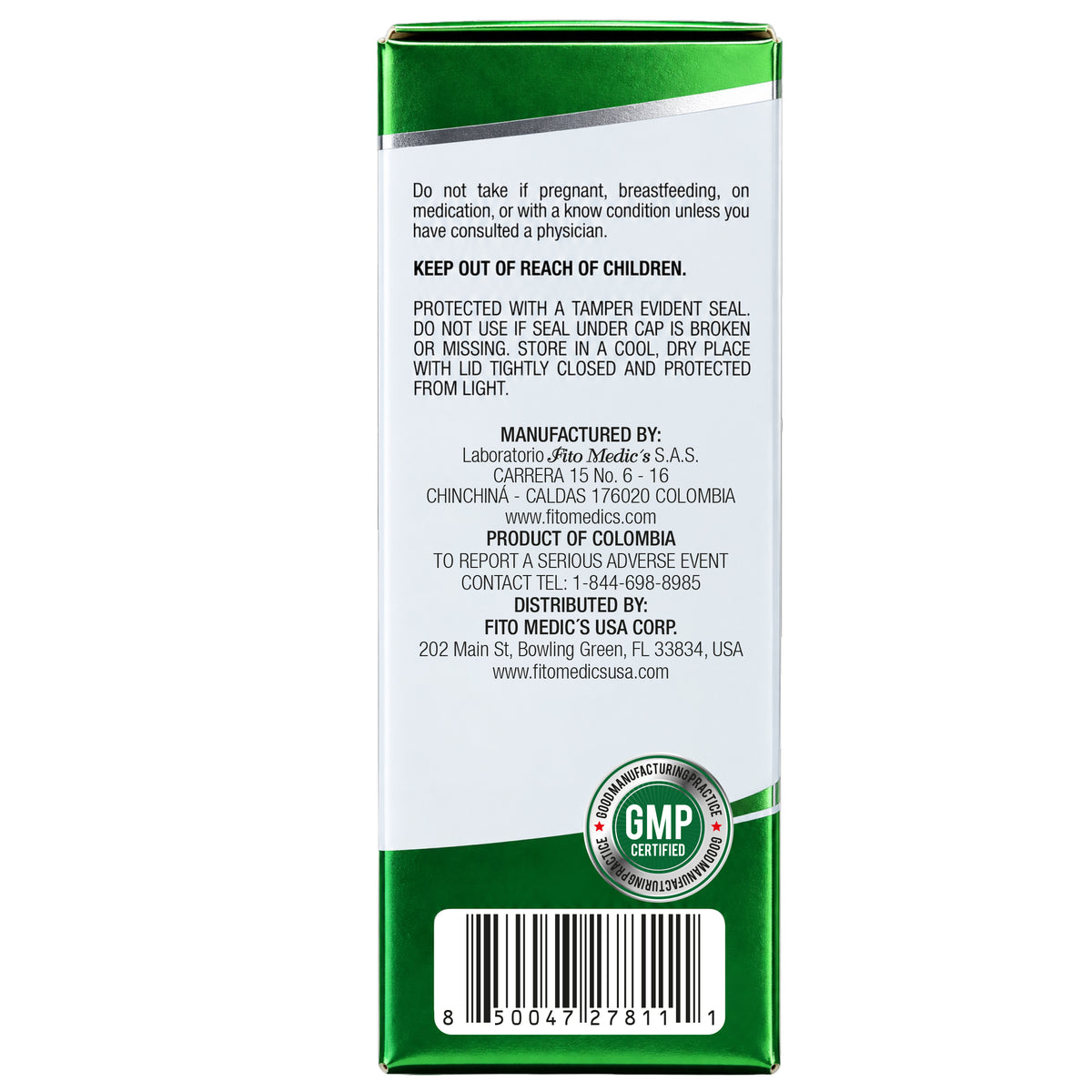 Goldenseal Root Drops 3000 mg | 10:1 Liquid Extract | 2 fl oz | By Fito Medic's