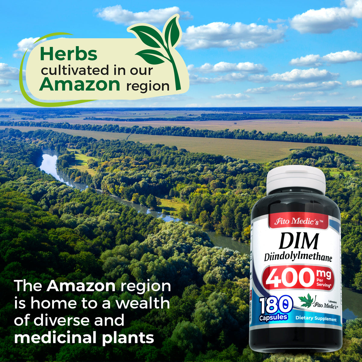DIM supplement | 180 capsules | 400 mg | Ultra high Absorption.