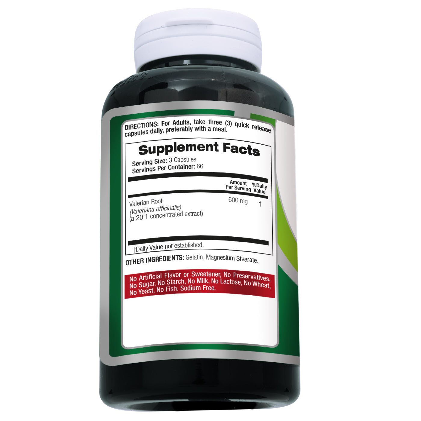 Valerian root | 200 capsules | 12000 mg | Ultra High Absorption.