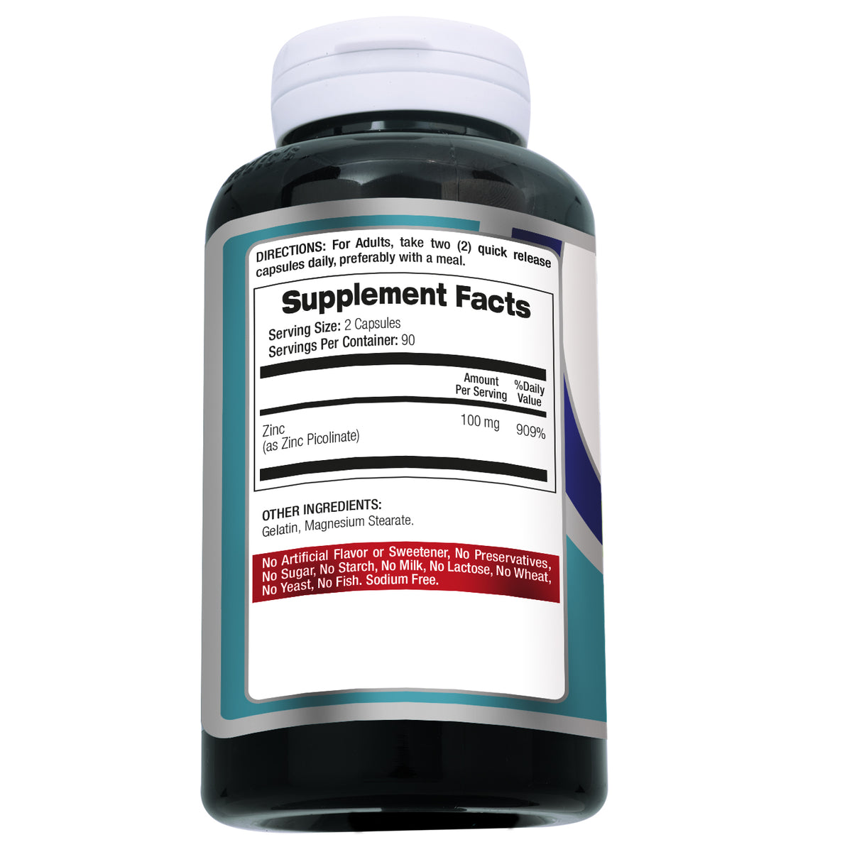 Zinc Supplements | Zinc Picolinate | Dietary Supplement | 180 Capsules