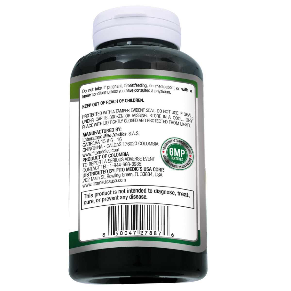 Artichoke Leaf Extract Capsules 12,000 mg | 20:1 Concentrate | 240 Capsules | By Fito Medic's