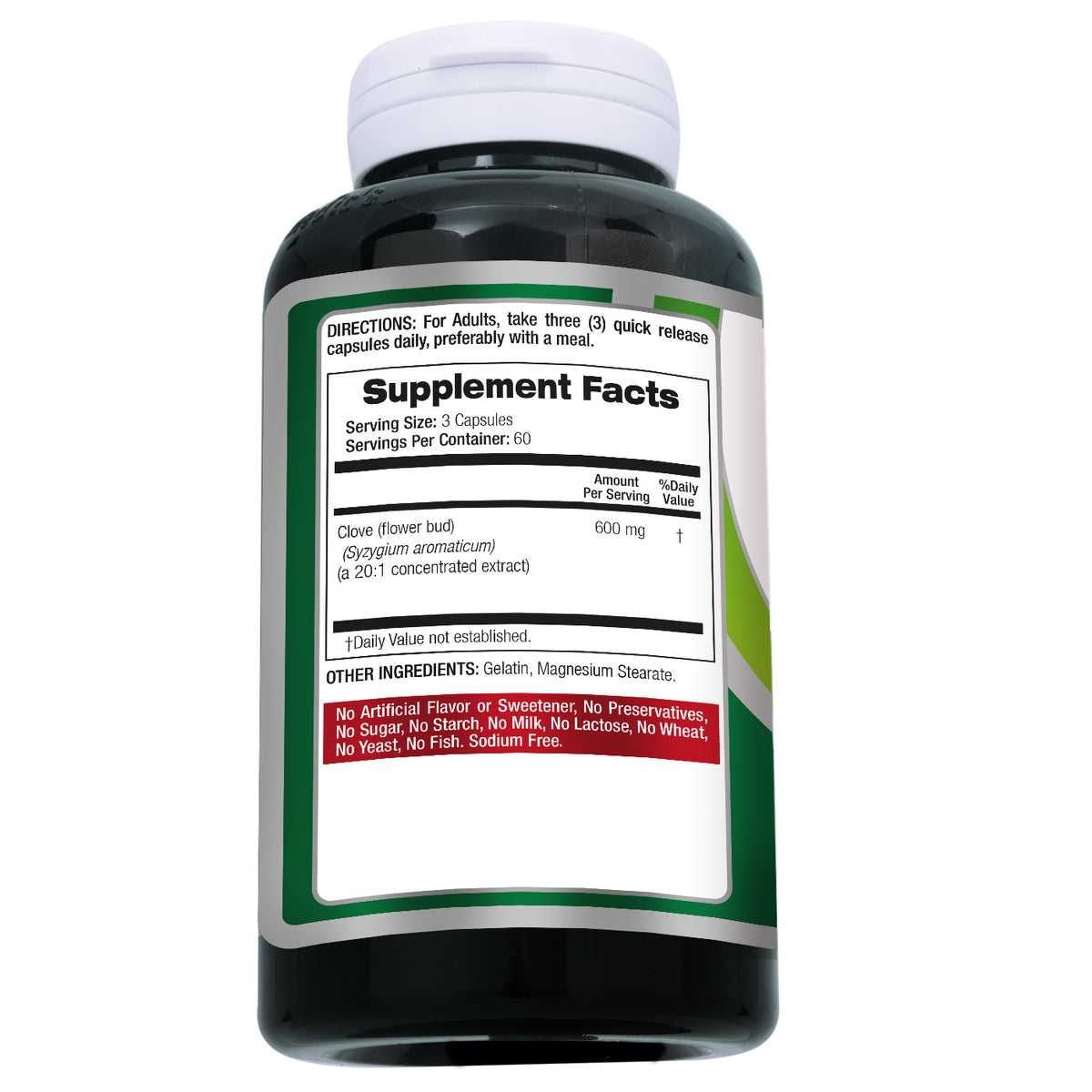 Clove Extract Capsules 12,000 mg | 20:1 Concentrate | 180 Capsules | By Fito Medic's