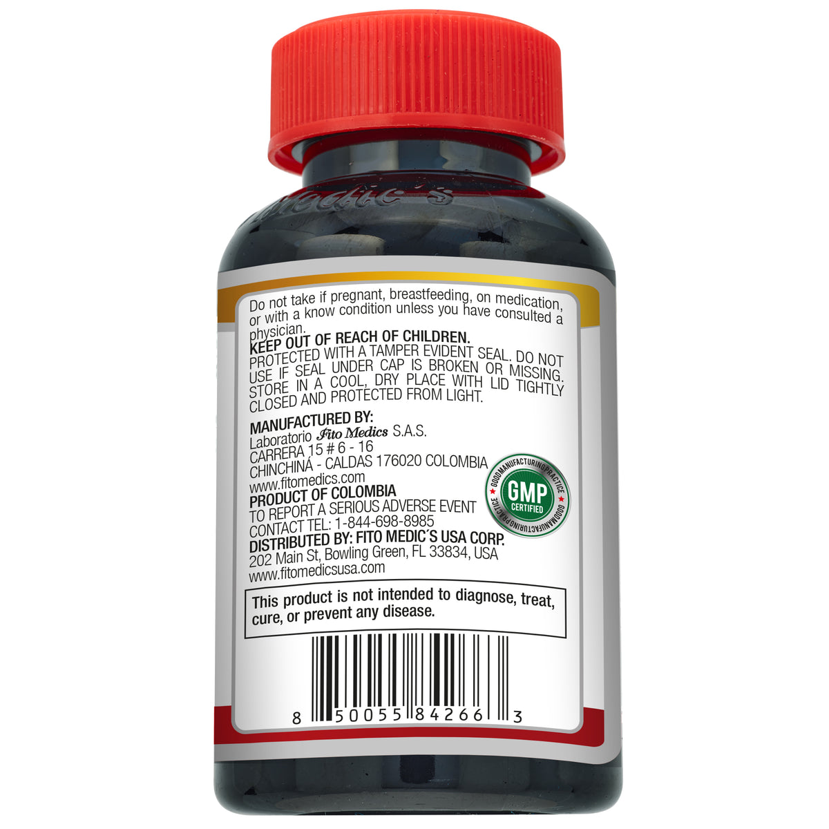 Cranberry Fruit Extract 32,000 mg Equivalent | 80:1 Concentrate | 120 Capsules | By Fito Medic's
