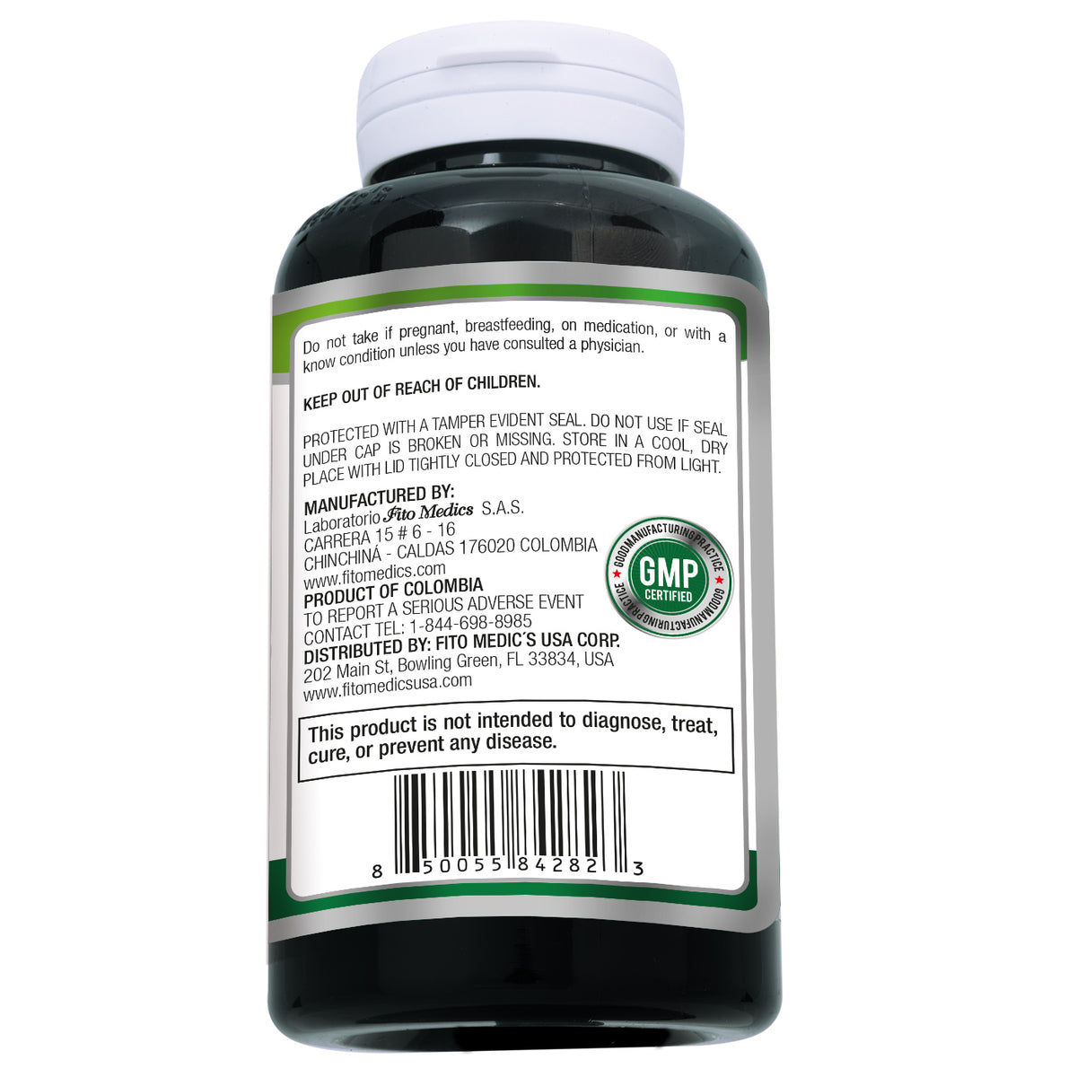 Gotu Kola Leaf Extract 12,000 mg | 20:1 Concentrate | 180 Capsules | Fito Medic's