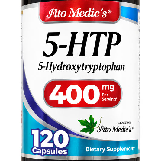 5-HTP 400 mg | 120 Capsules | By Fito Medic's