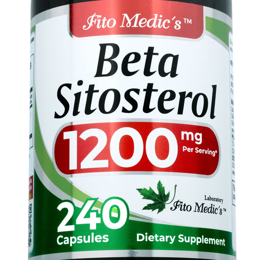 Beta Sitosterol 1200 mg | Supplement | 240 Capsules | By Fito Medic's