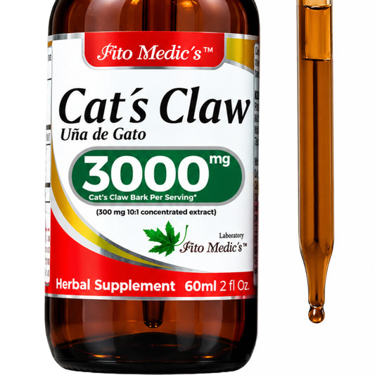 Cat’s Claw Drops 3000 mg – 10:1 Liquid Extract | 2 fl oz | By Fito Medic's