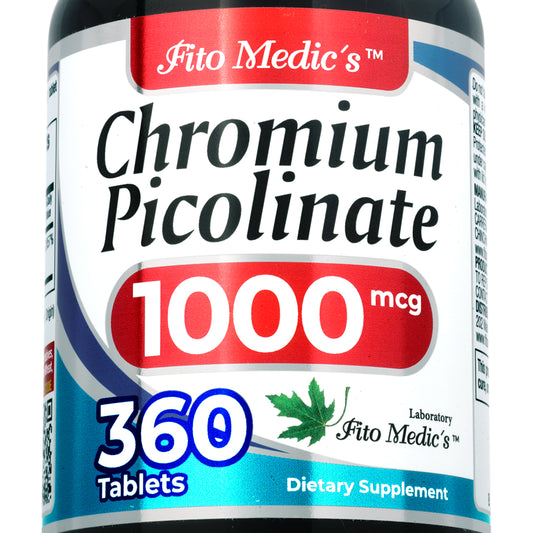 Chromium Picolinate 1000 mcg  | 360 Tablets | By Fito Medic's