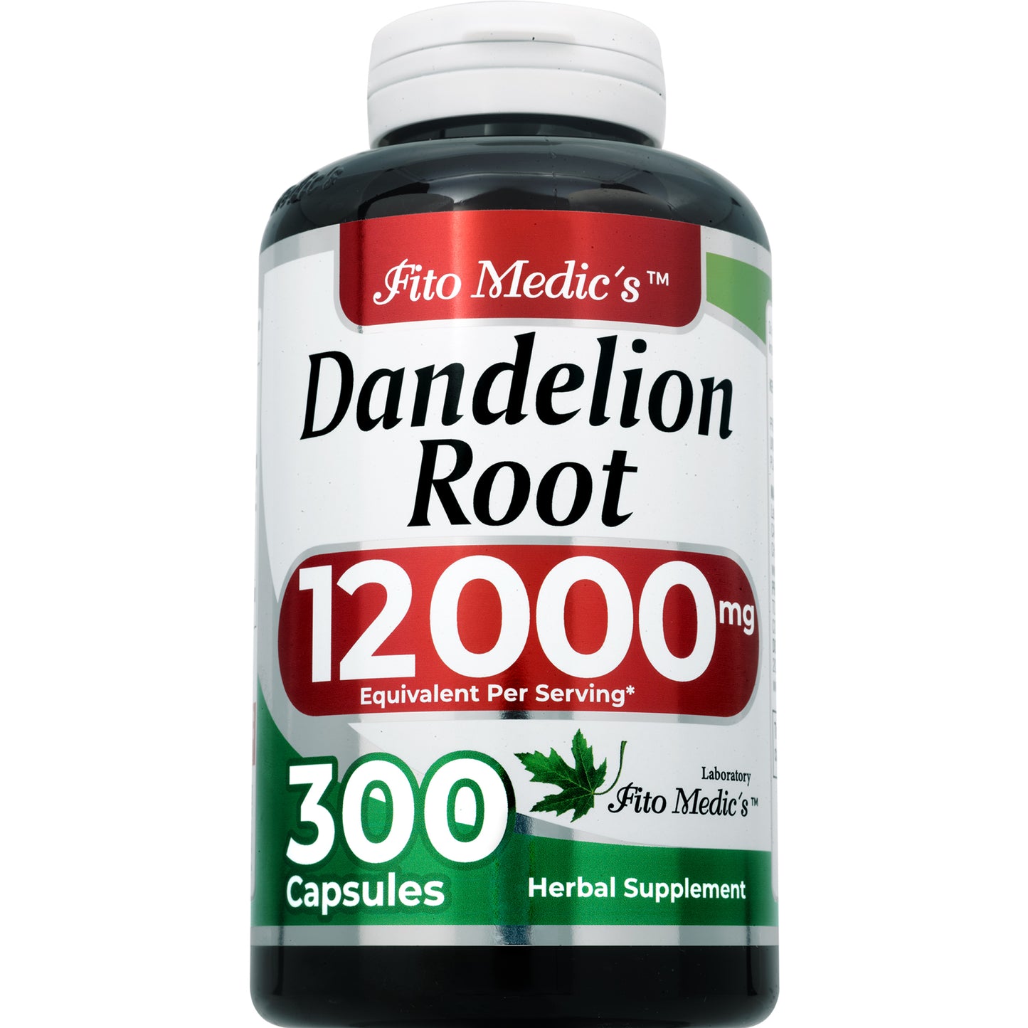 Dandelion Root - 300 Capsules - Concentrated Extract - Highly Absorbable Herbal Supplement