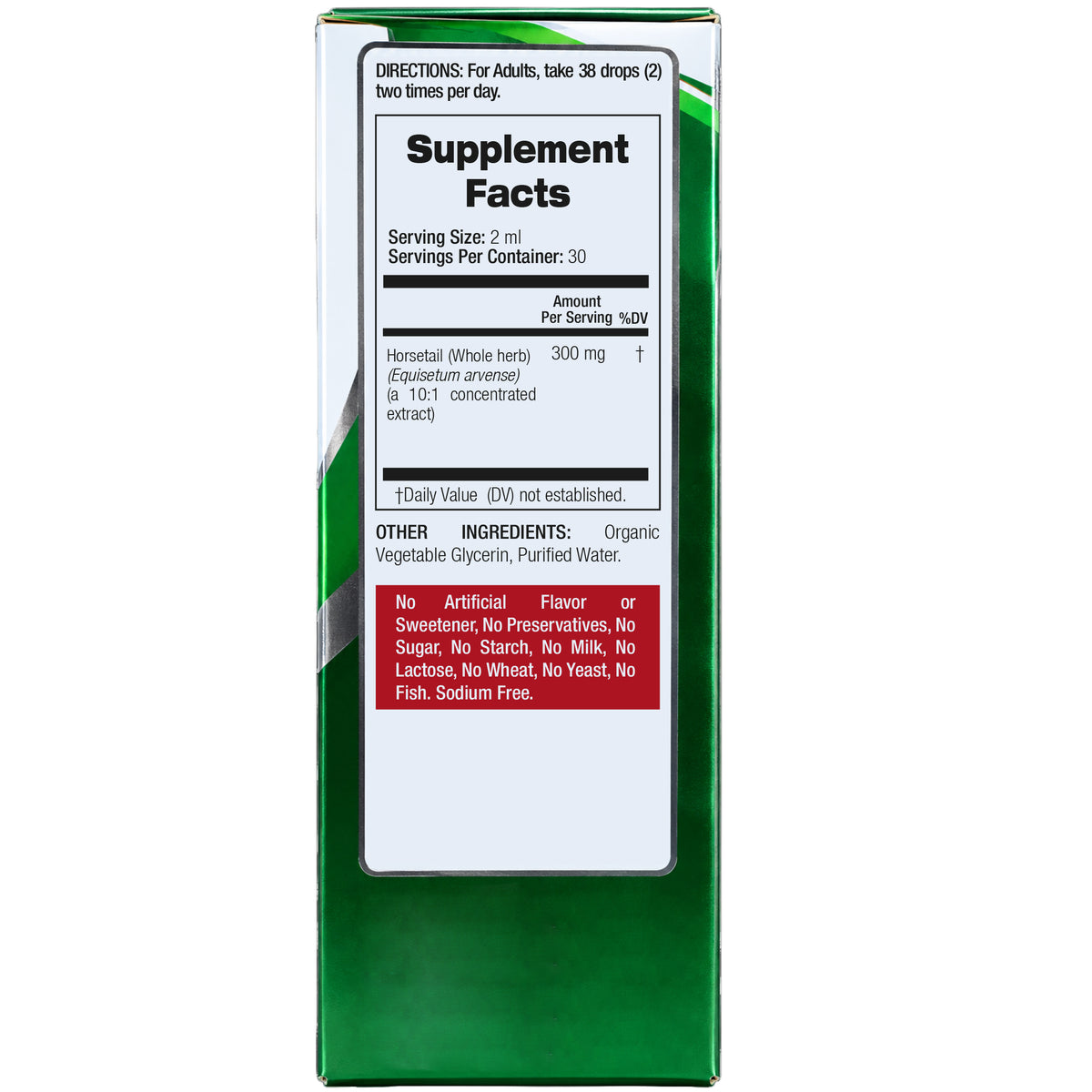 Horsetail Grass Drops 3000 mg | 10:1 Liquid Extract | 2 fl oz | By Fito Medic's Lab