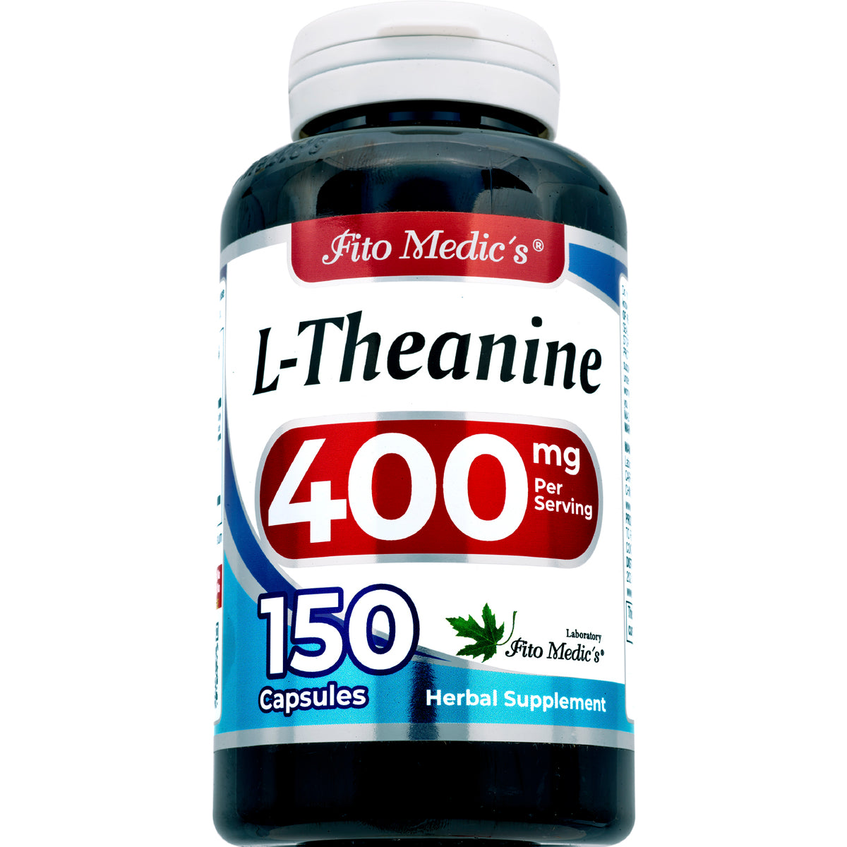 L-Theanine 400 mg | Amino Acid Supplement | 150 Capsules | By Fito Medic's