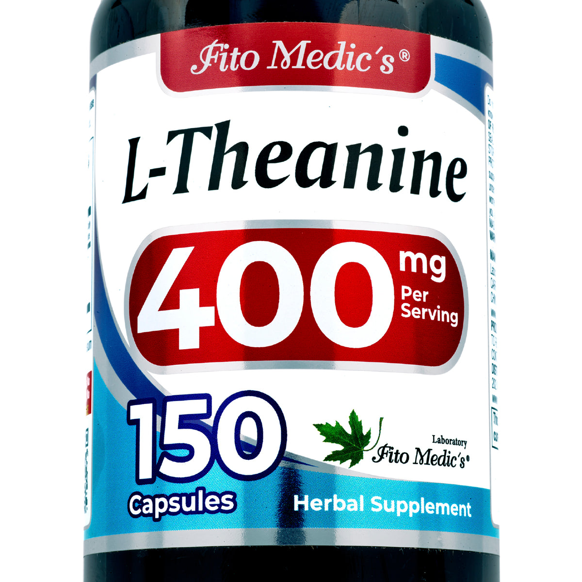 L-Theanine 400 mg | Amino Acid Supplement | 150 Capsules | By Fito Medic's