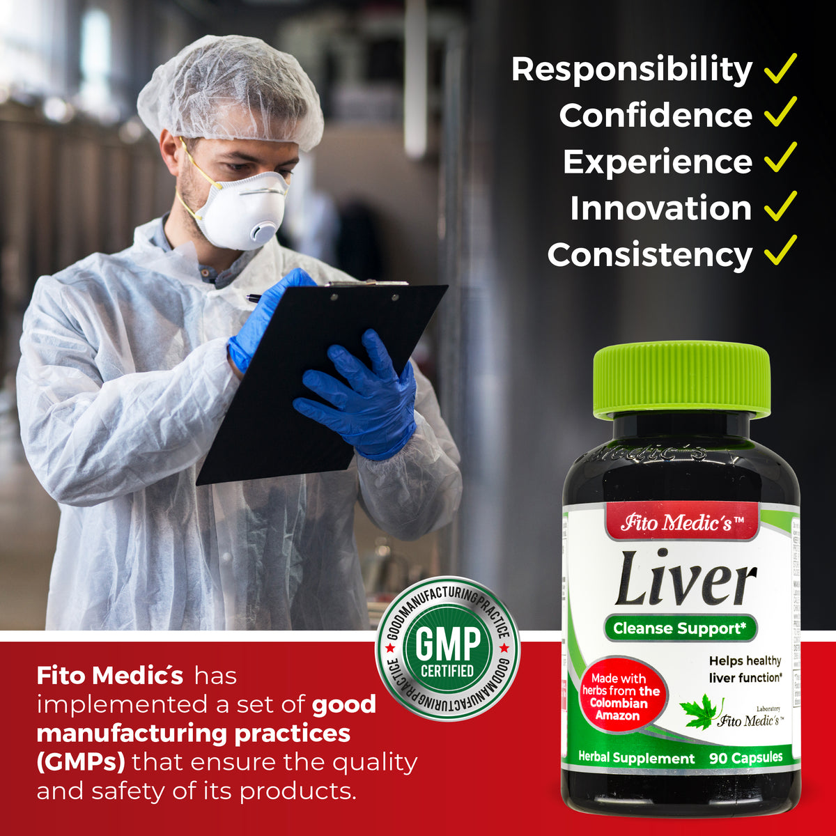 Liver Support Herbal Blend | Milk Thistle, Artichoke, Boldo & Rhubarb | 90 Capsules | By Fito Medic's