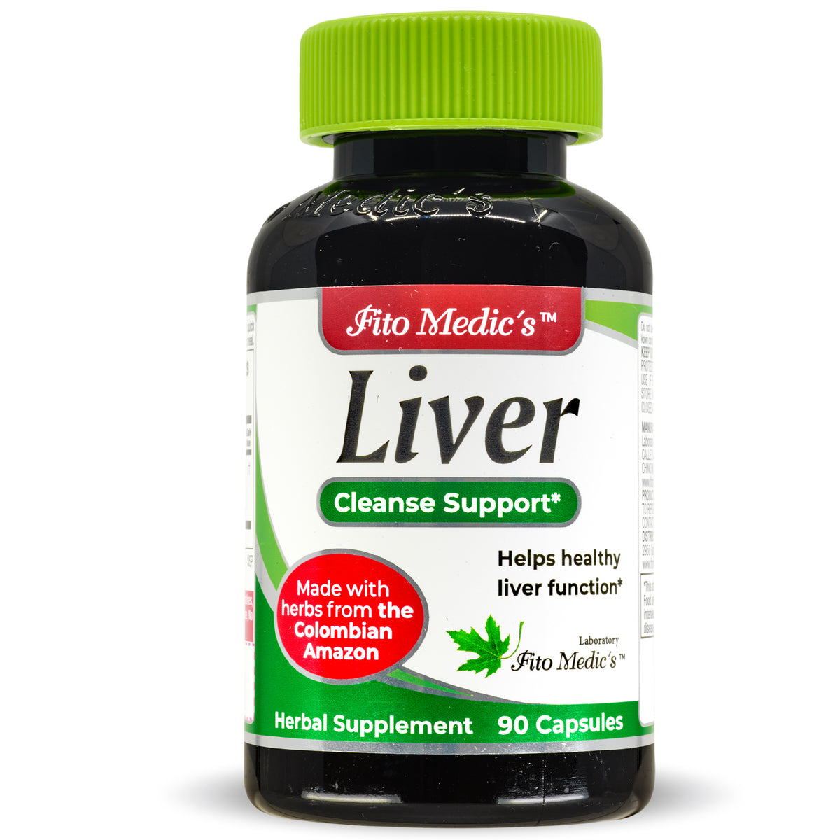 Liver Support Herbal Blend | Milk Thistle, Artichoke, Boldo & Rhubarb | 90 Capsules | By Fito Medic's