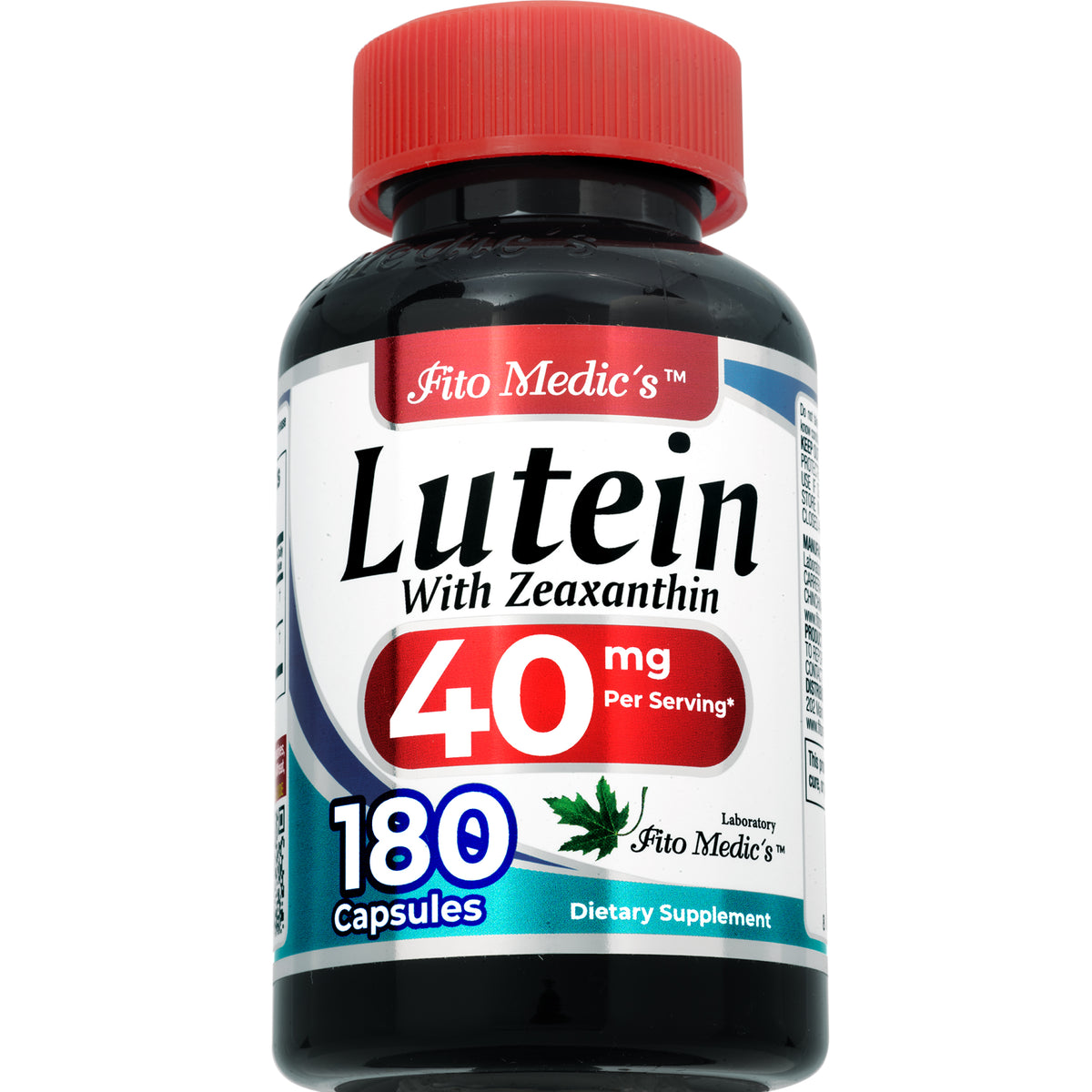 Lutein 40 mg with Zeaxanthin | Marigold Extract | 180 Capsules | By Fito Medic's
