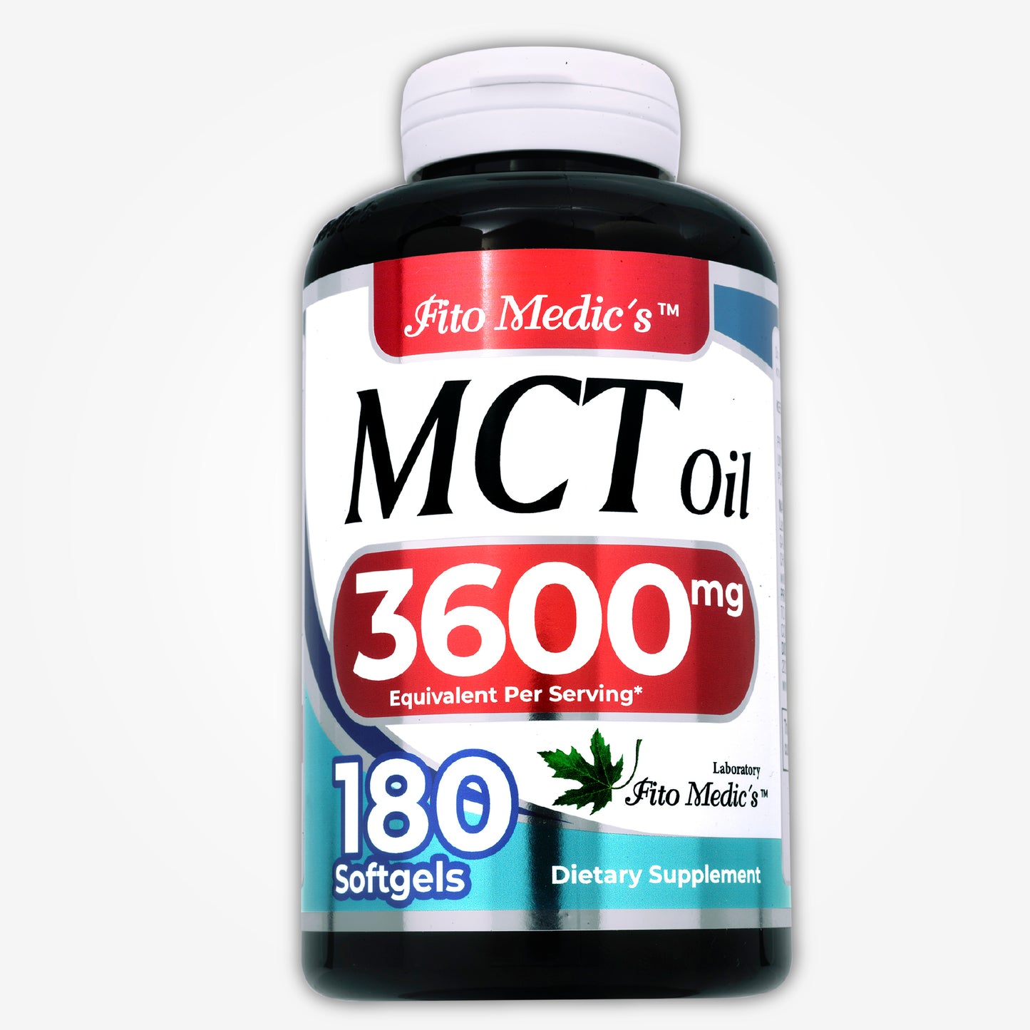 MCT Oil | 180 softgels | 3600 mg | Ultra High Absorption.