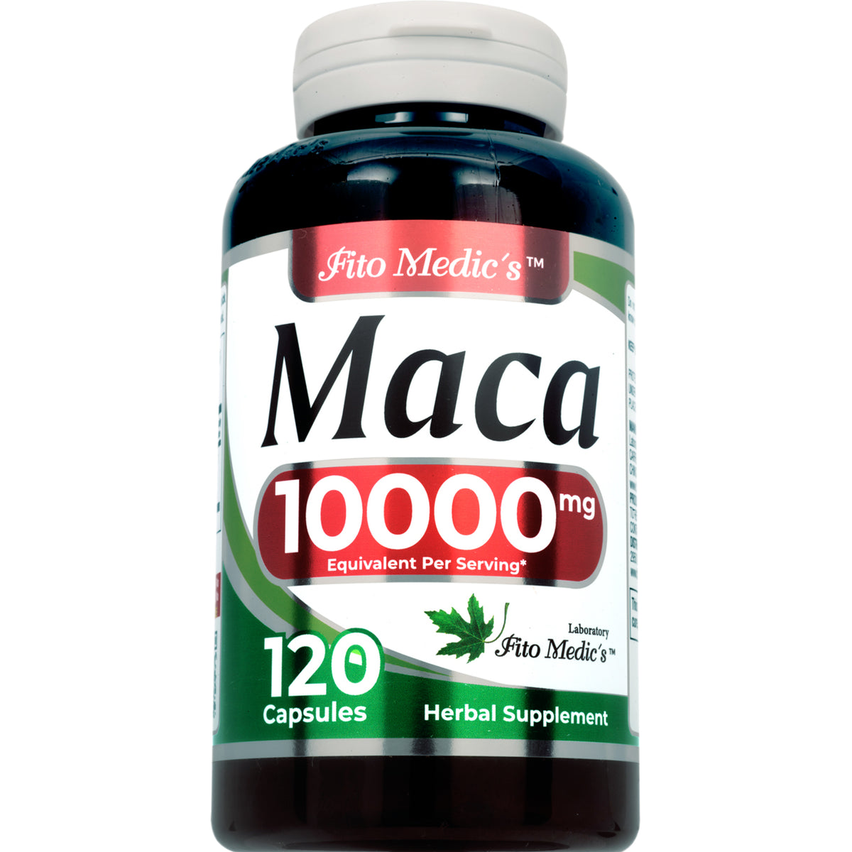Maca Root Extract 10,000 mg | 10:1 Concentrated Extract | 120 Capsules | By Fito medic's