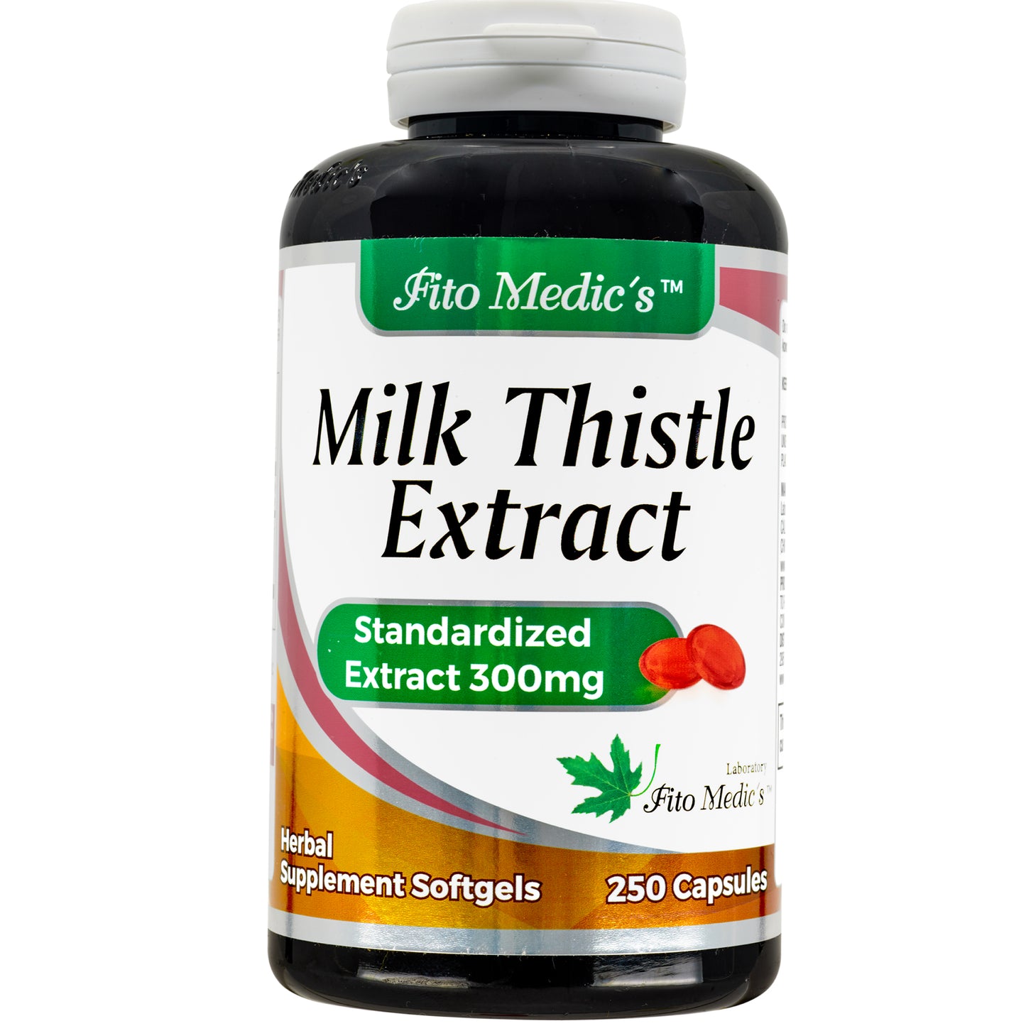 Lab - Milk thistle | Detox cleanse support | Liver support | 250 Soft Gels | Milk Thistle  Pills