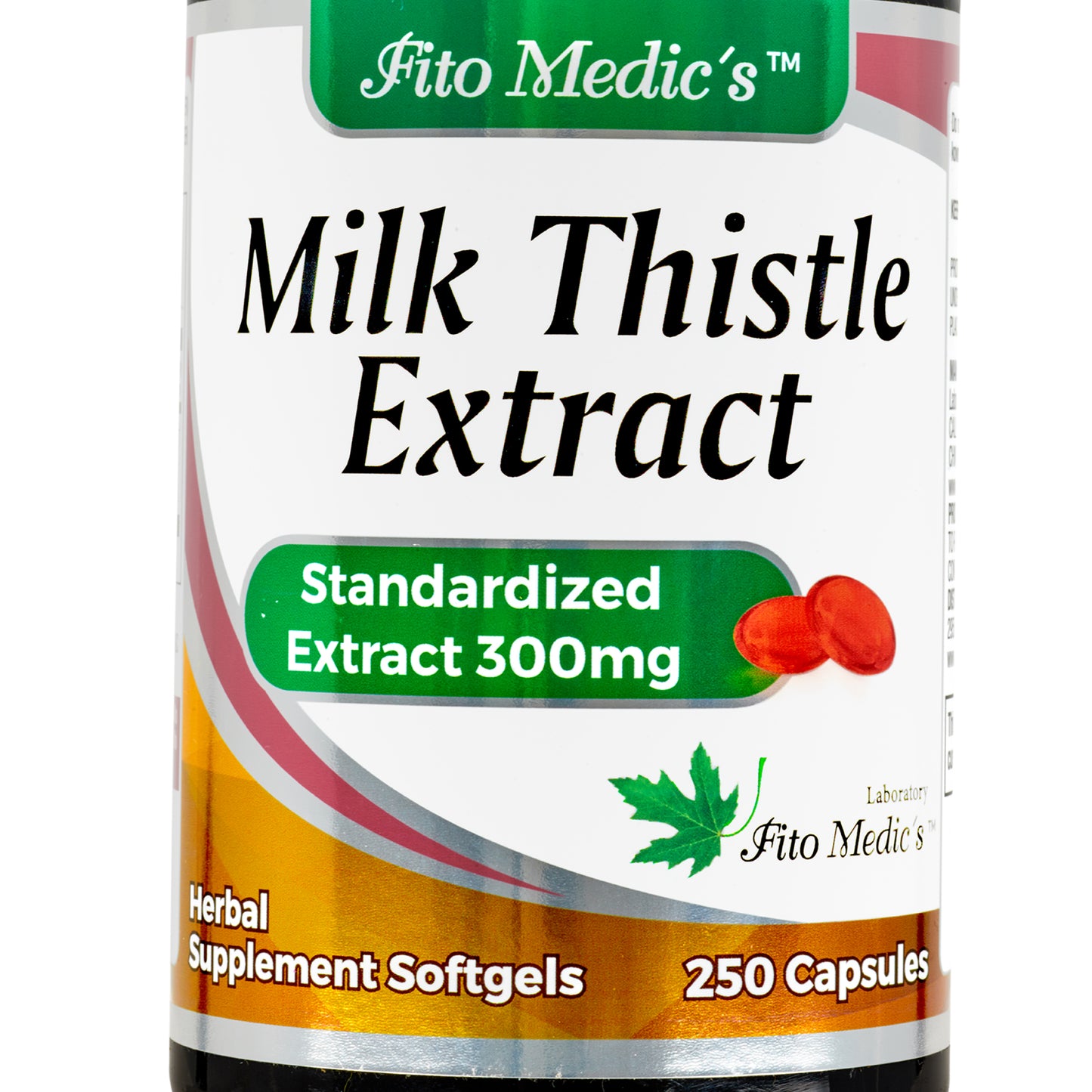 Lab - Milk thistle | Detox cleanse support | Liver support | 250 Soft Gels | Milk Thistle  Pills