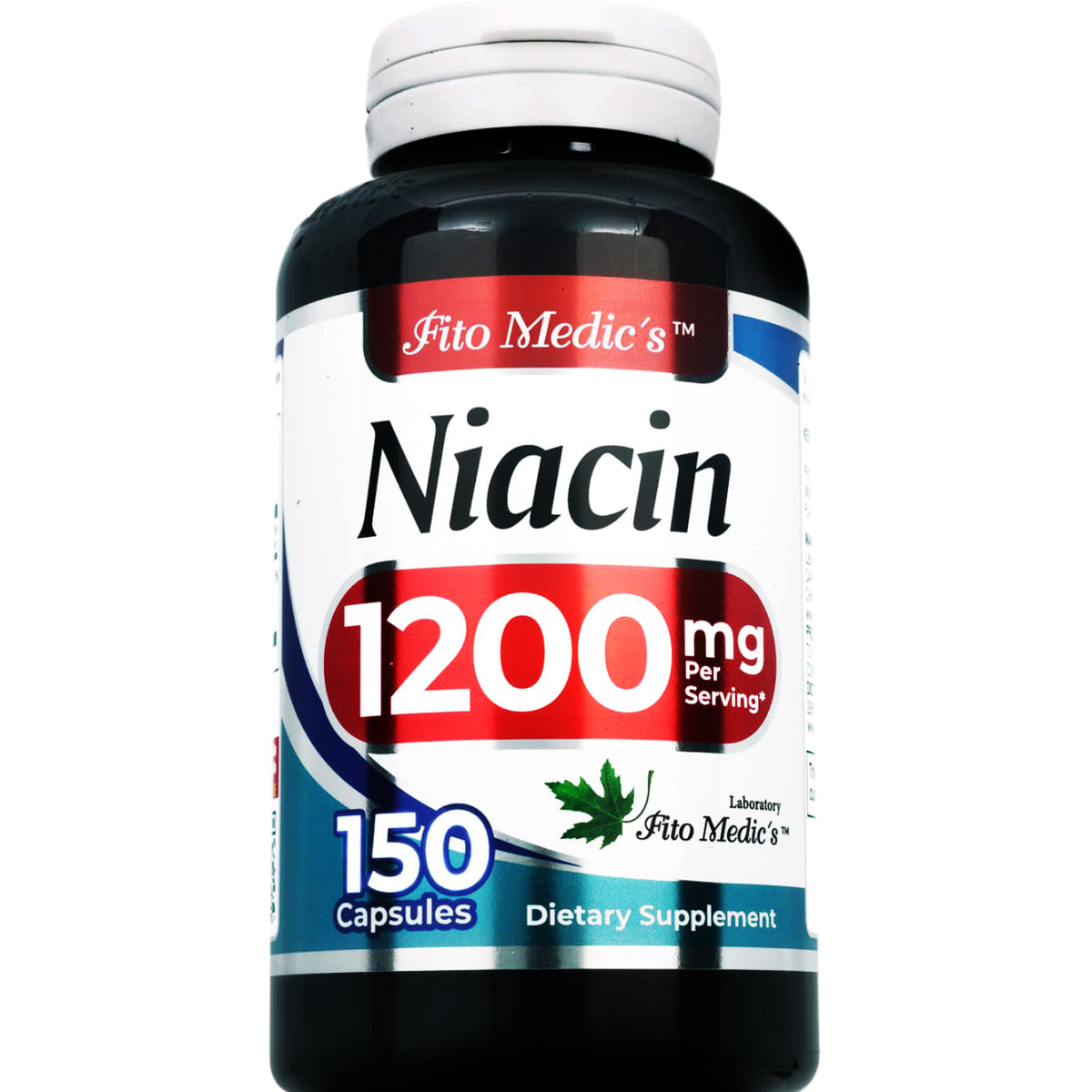 Niacin 1200 mg (Vitamin B3)  | 150 Capsules | By Fito Medic's