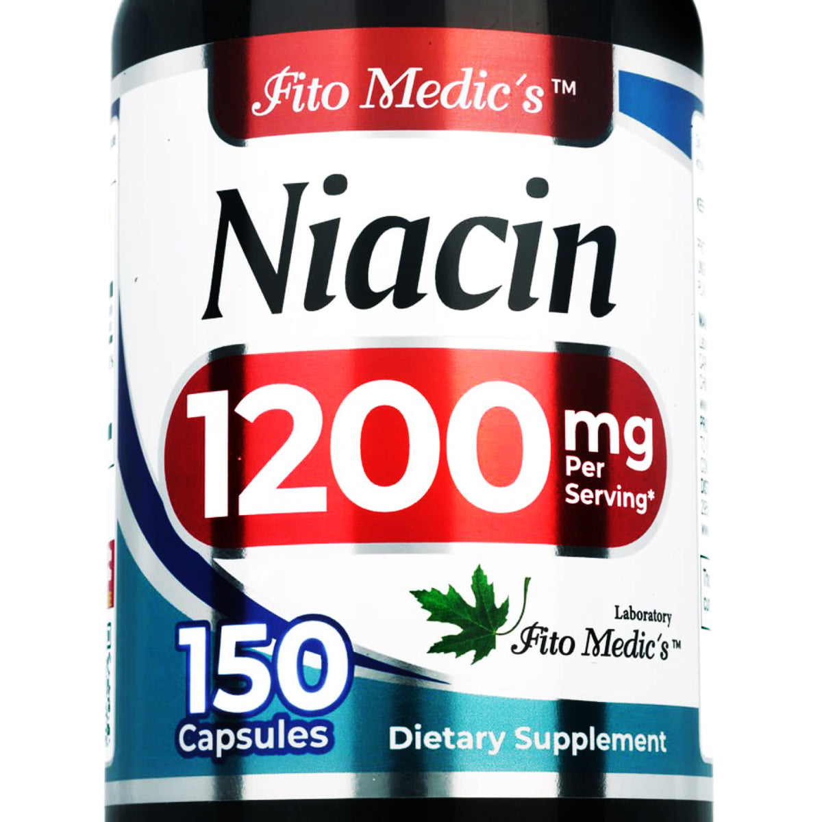 Niacin 1200 mg (Vitamin B3)  | 150 Capsules | By Fito Medic's