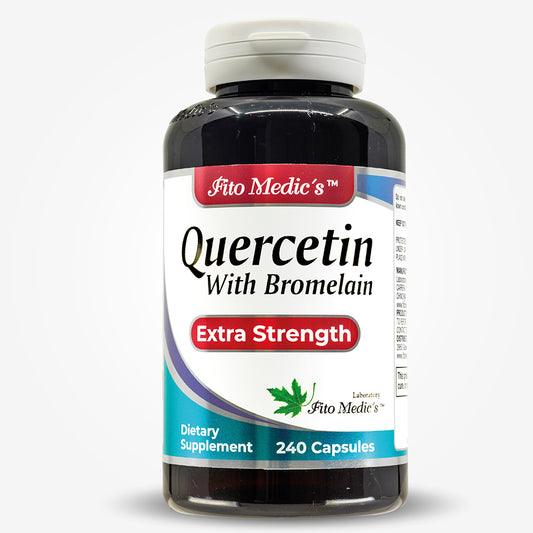 Quercetin with Bromelain Ultra high Absorption 240 Capsules