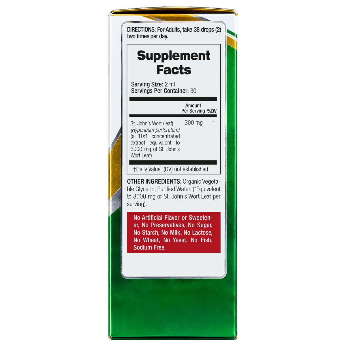 St. John’s Wort Drops 3000 mg | 10:1 Liquid Extract | 2 fl oz | By Fito Medic's Lab