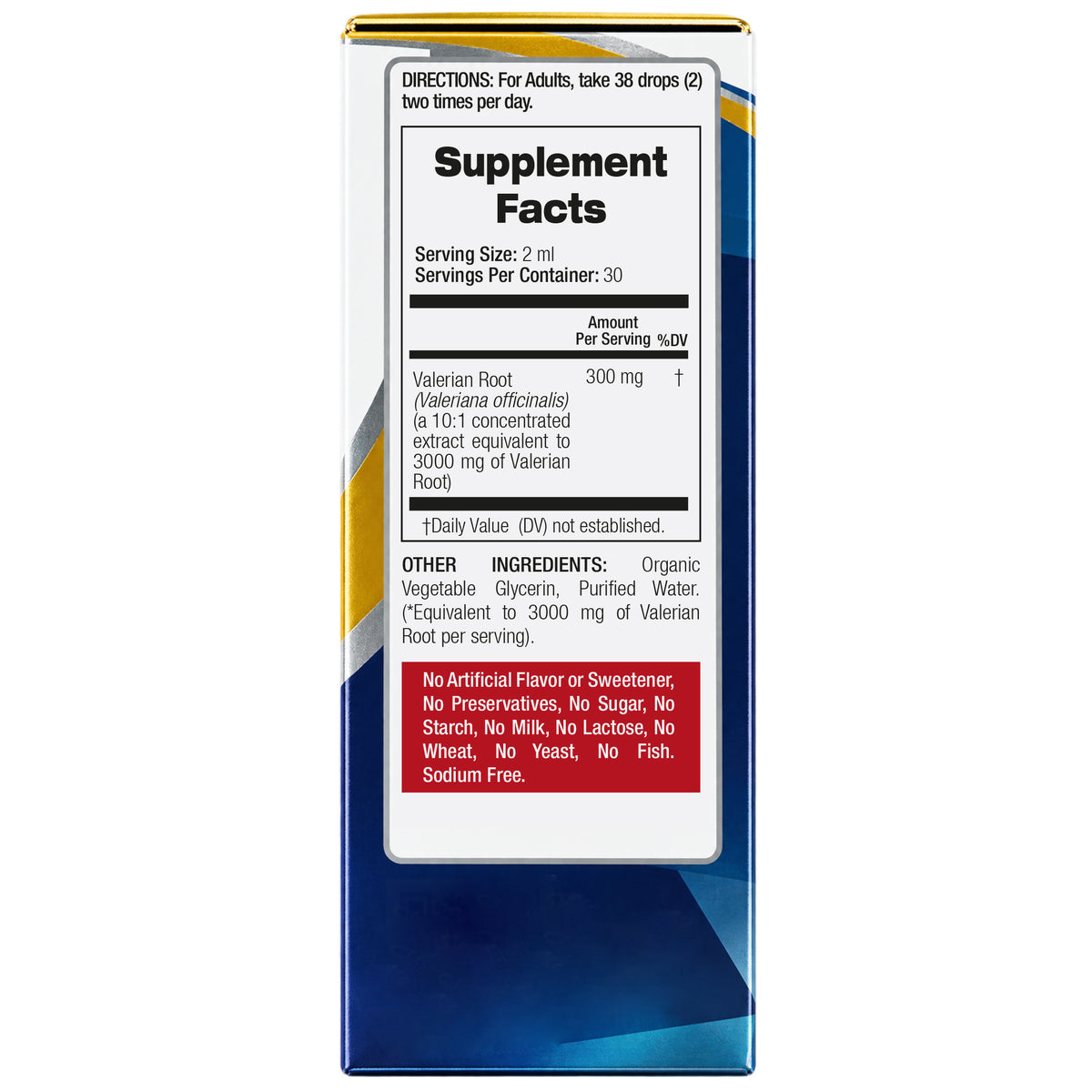 Valerian Root Drops 3000 mg | 10:1 Liquid Extract | 2 fl oz | By Fito Medic's Lab