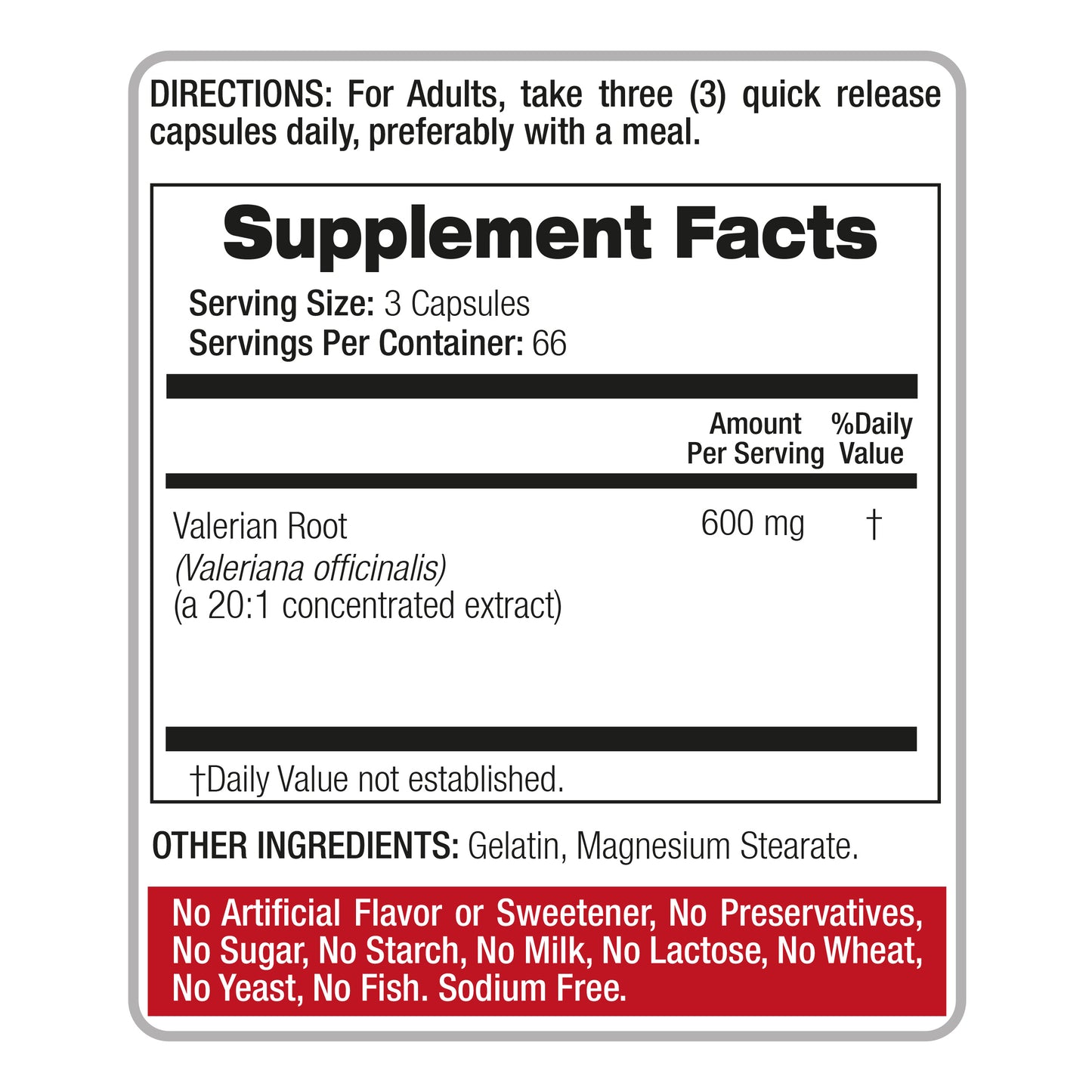Valerian root | 200 capsules | 12000 mg | Ultra High Absorption.