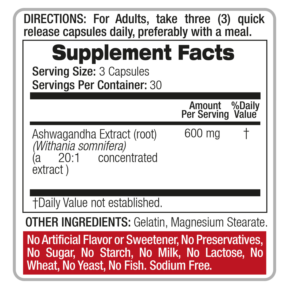 Ashwagandha Root Extract 12,000 mg | 20:1 Concentrate | 90 Capsules | By Fito Medic's