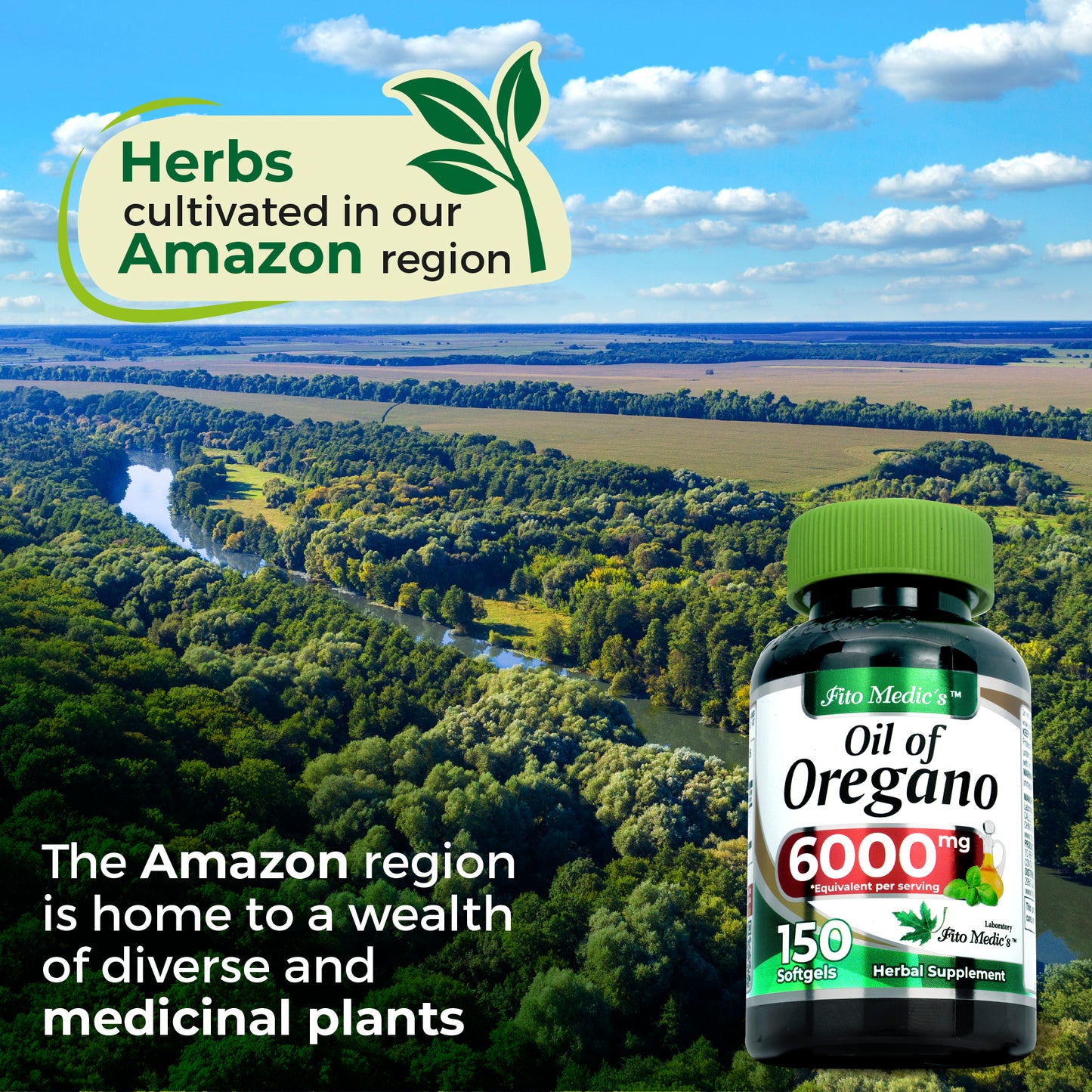 Oil of Oregano Capsules Ultra high Absorption aceite de Oregano 150 softgels