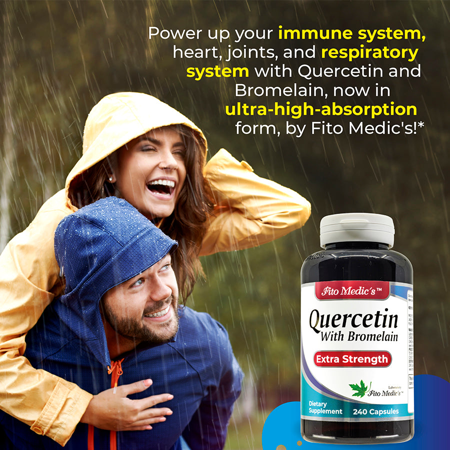 Quercetin with Bromelain Ultra high Absorption 240 Capsules