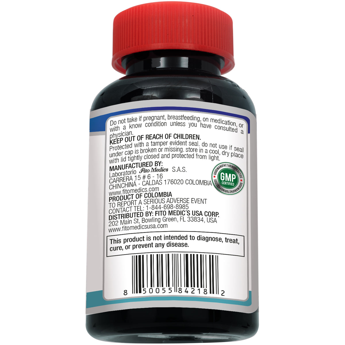 L-Methylfolate 15 mg – 25,000 mcg DFE Folate | 120 Capsules | By Fito Medic's