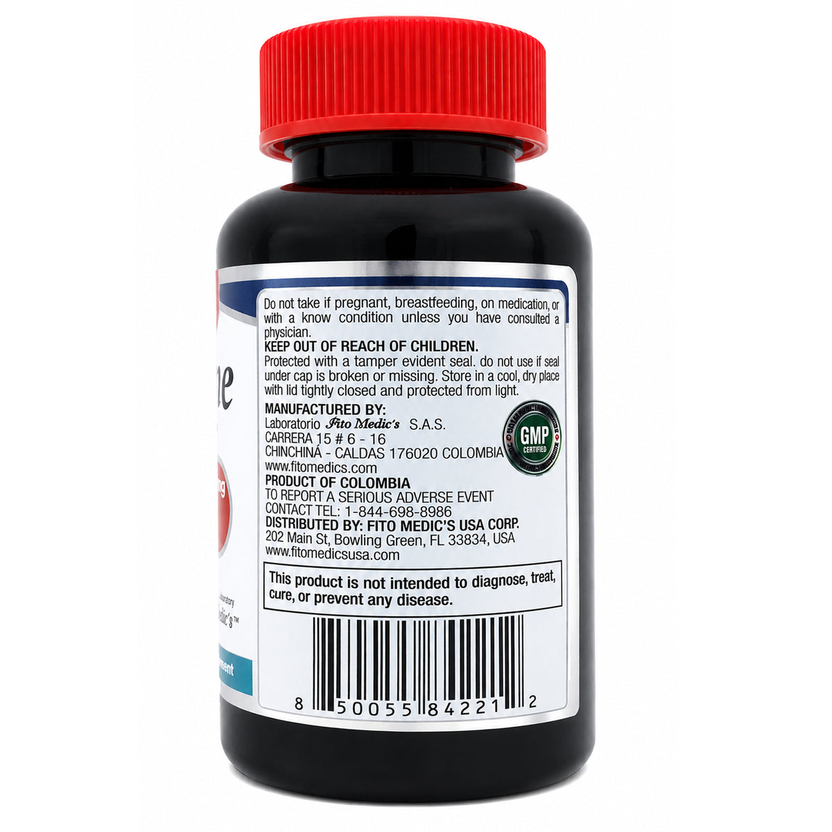 Citicoline 1,200 mg per serving – CDP Choline | 90 Capsules | By Fito Medic's