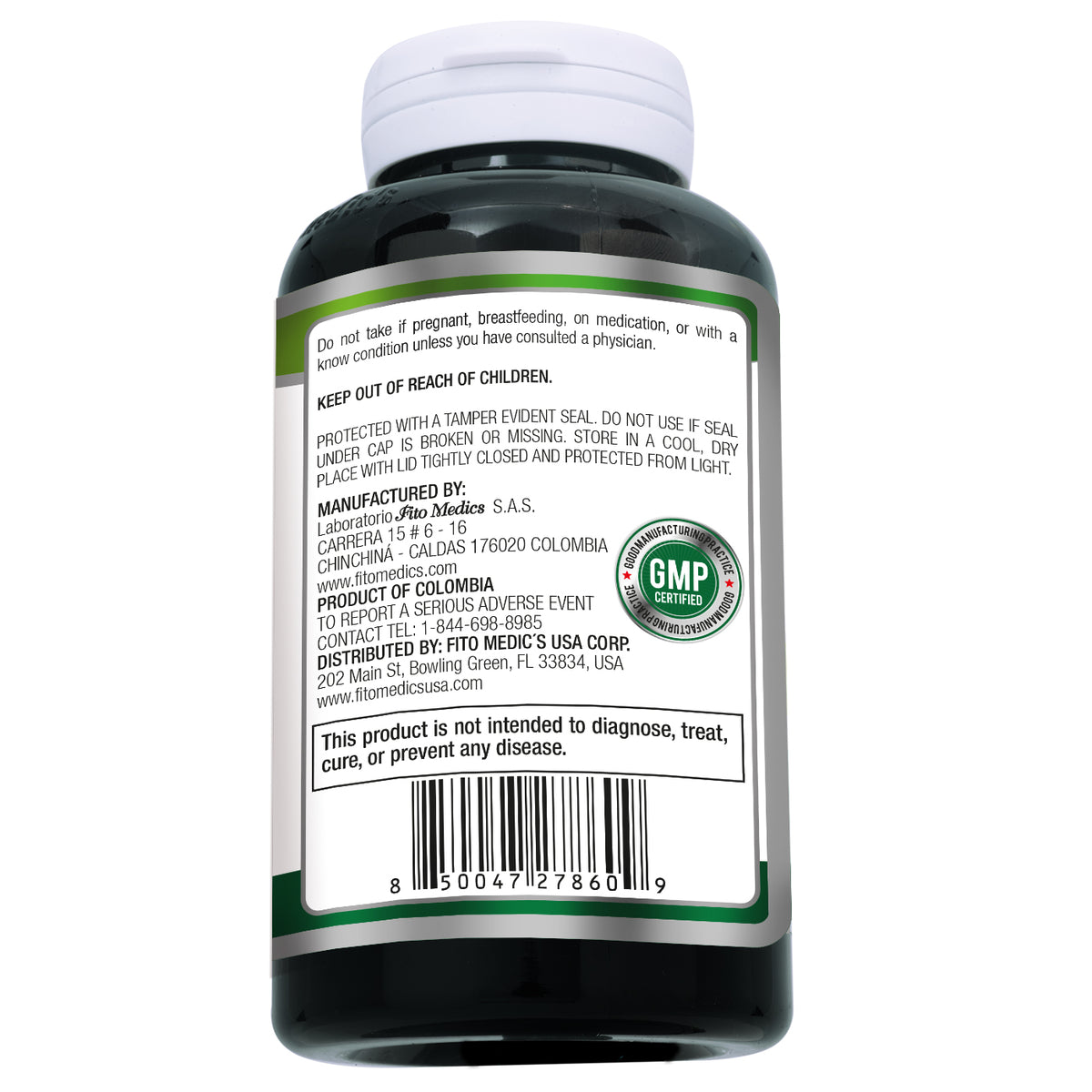 Maca Root Extract 10,000 mg | 10:1 Concentrated Extract | 120 Capsules | By Fito medic's