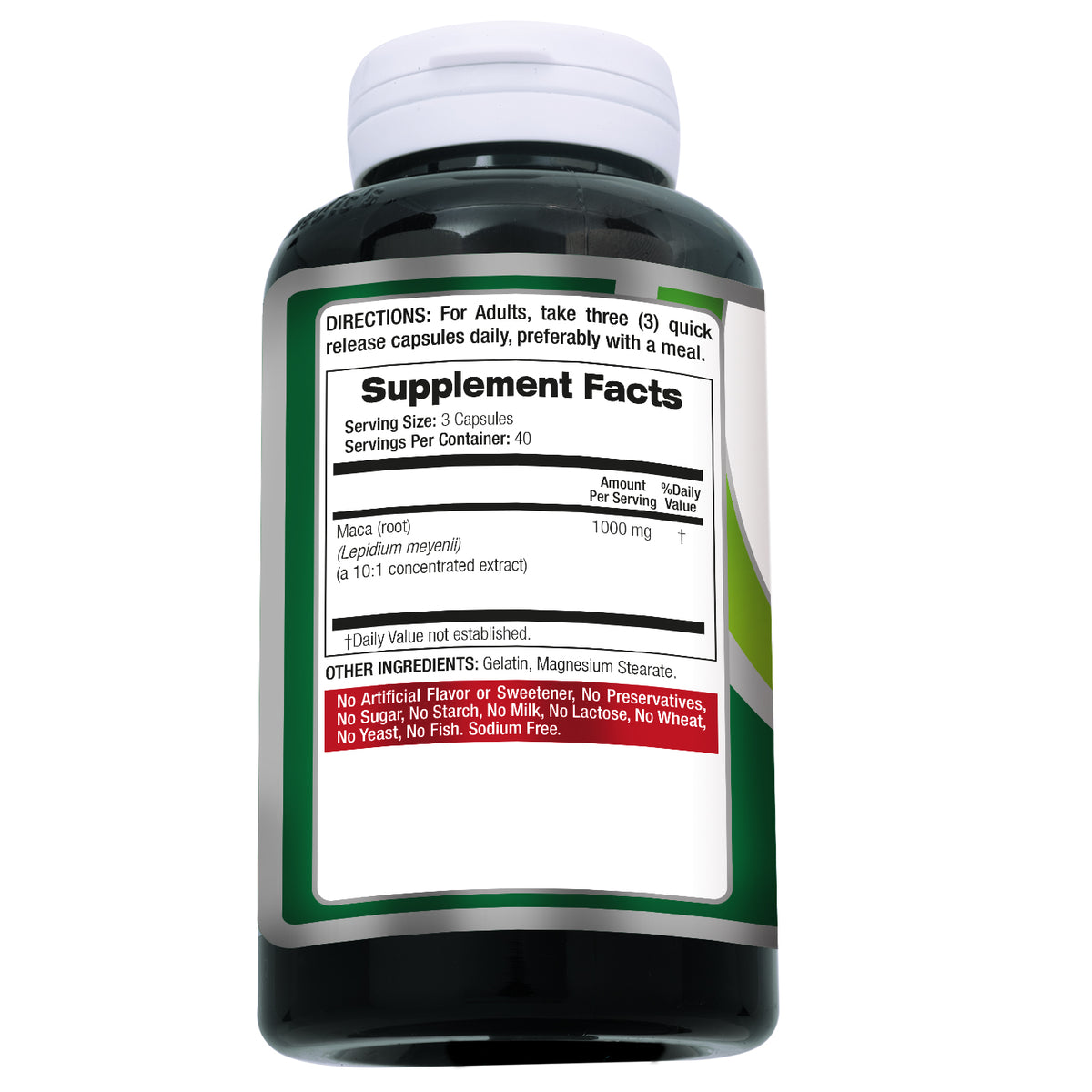 Maca Root Extract 10,000 mg | 10:1 Concentrated Extract | 120 Capsules | By Fito medic's
