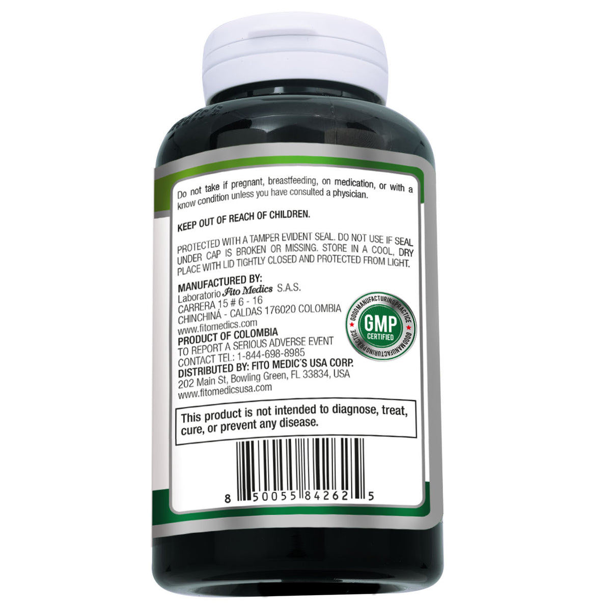 Moringa Leaf Extract 12,000 mg | 20:1 Concentrate | 180 Quick-Release Capsules | By Fito Medic's