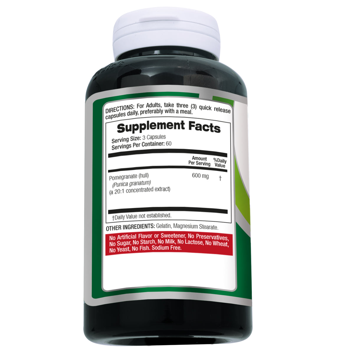 Pomegranate Extract 12,000 mg | 20:1 Concentrate | 180 Quick-Release Capsules | By Fito Medic's