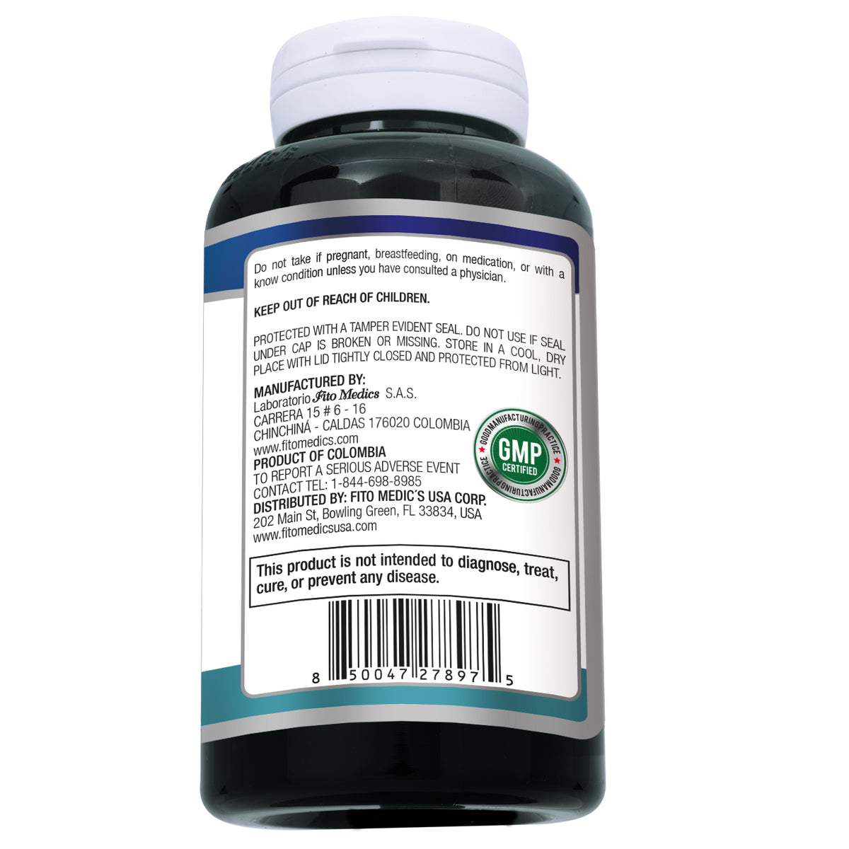 Potassium Citrate 275 mg | 400 Capsules | By Fito Medic's