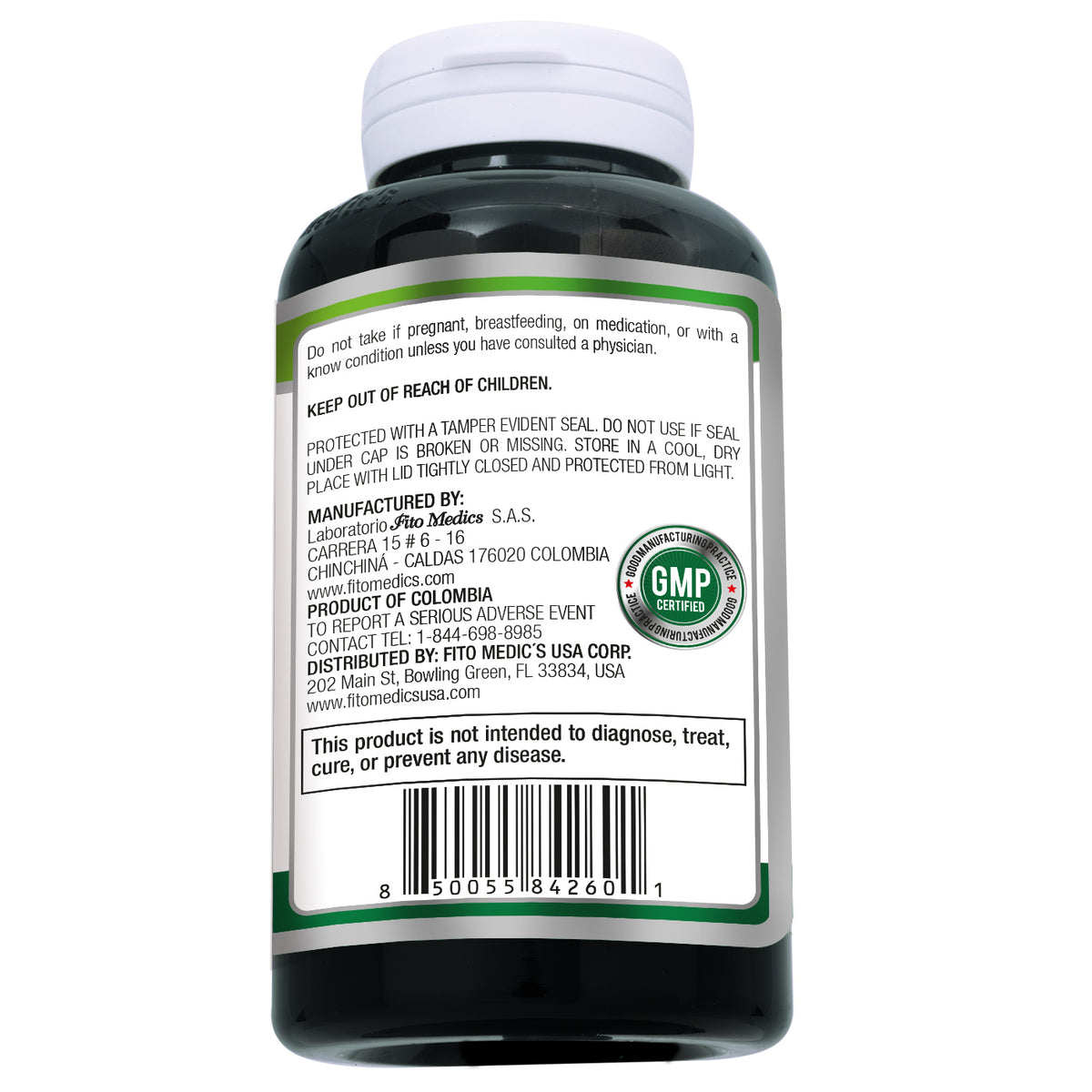 Pygeum Bark Extract 12,000 mg | 20:1 Concentrate | 180 Capsules | By Fito Medic's