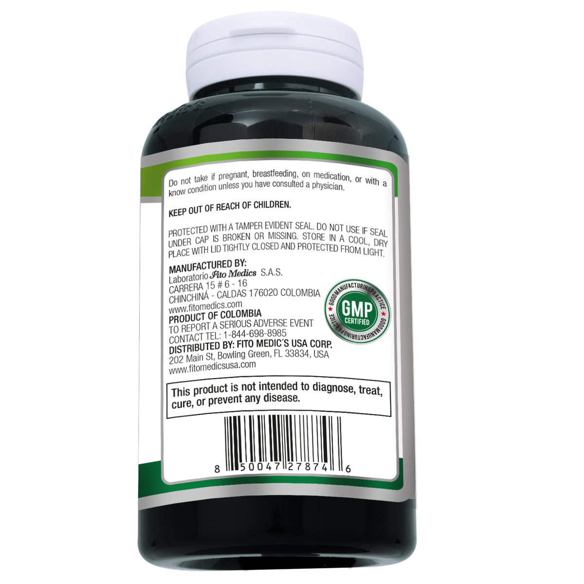 Graviola Fruit Extract 12,000 mg | 20:1 Concentrate | Soursop | 180 Capsules | By Fito Medic's