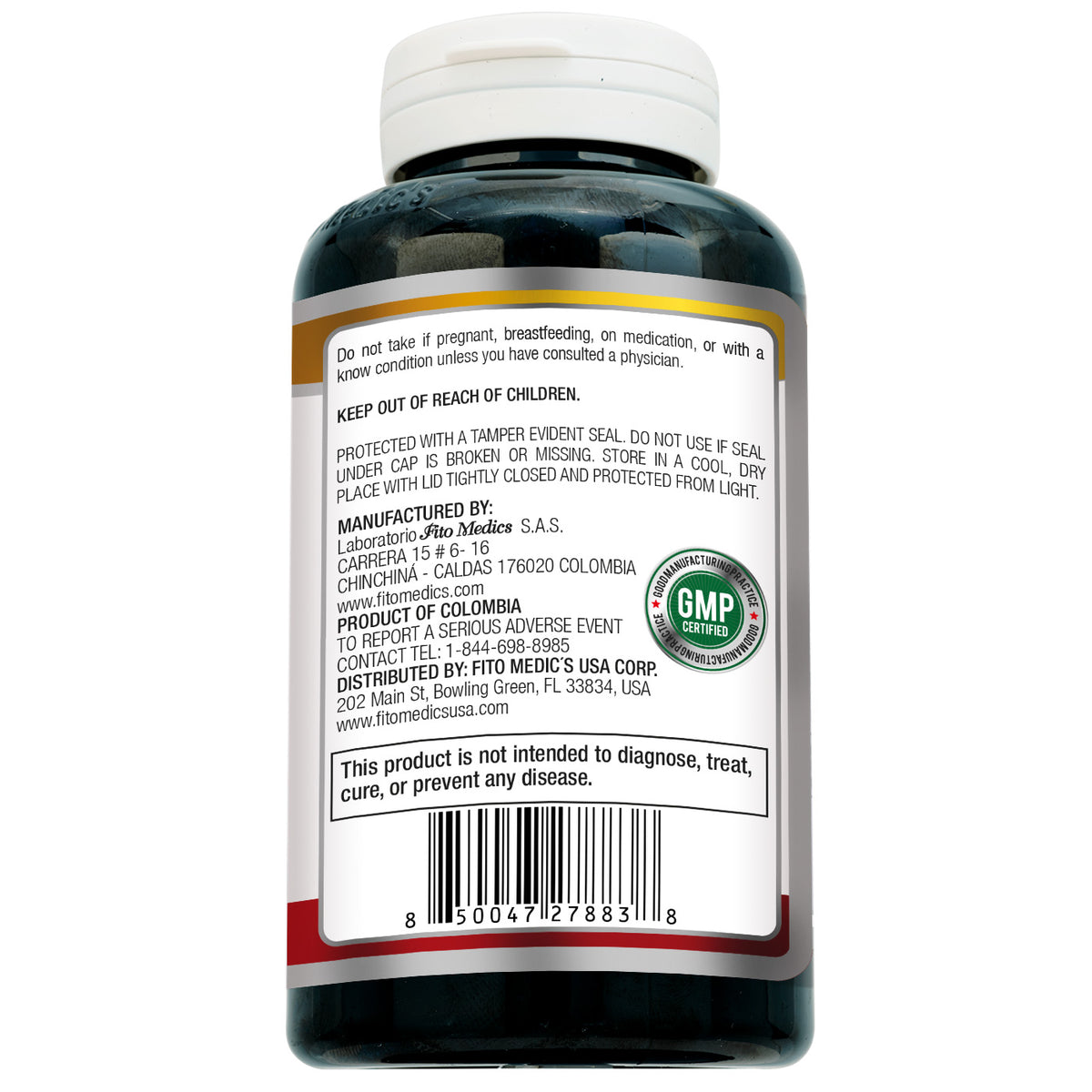 Tart Cherry Extract Capsules 12,000 mg | 20:1 Concentrate | 200 Capsules | By Fito Medic's