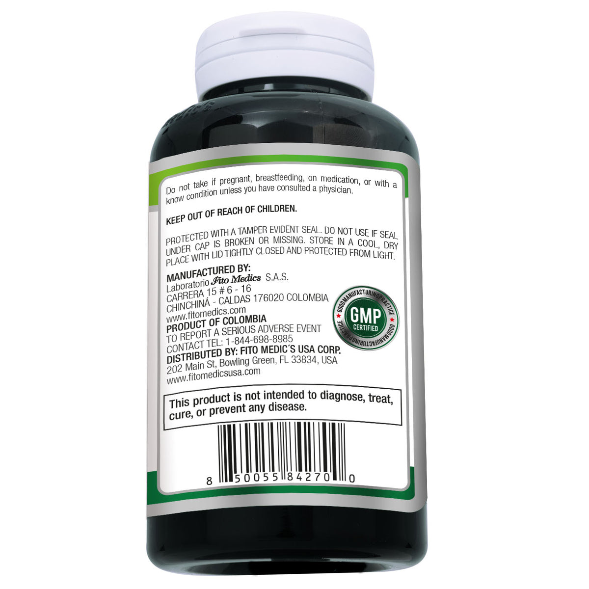 White Willow Bark Extract 12,000 mg |- 20:1 Concentrate | 180 Quick-Release Capsules | By Fito Medic's